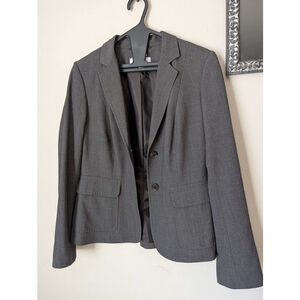 Calvin Klein Gray Stretch Blazer Jacket Size 10, women's
